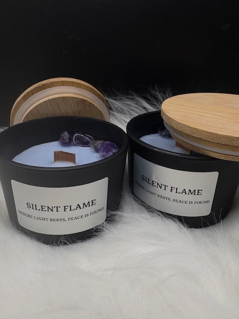 CANDLE - SILENT FLAME (amethyst) 120ml